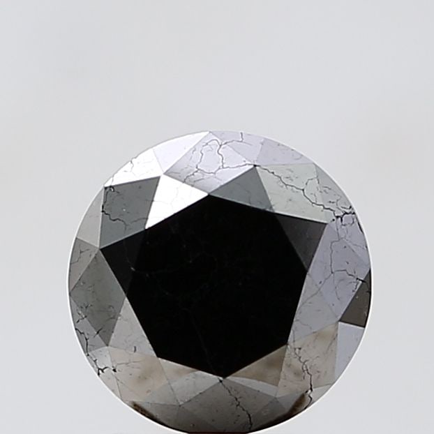 Loose Diamond - ROUND 2.42ct Black VS2: Loose Diamond - ROUND 2.42ct Black VS2 Source: Natural Shape: ROUND Carats: 2.42 Color: Black Certification: NONE Video:
