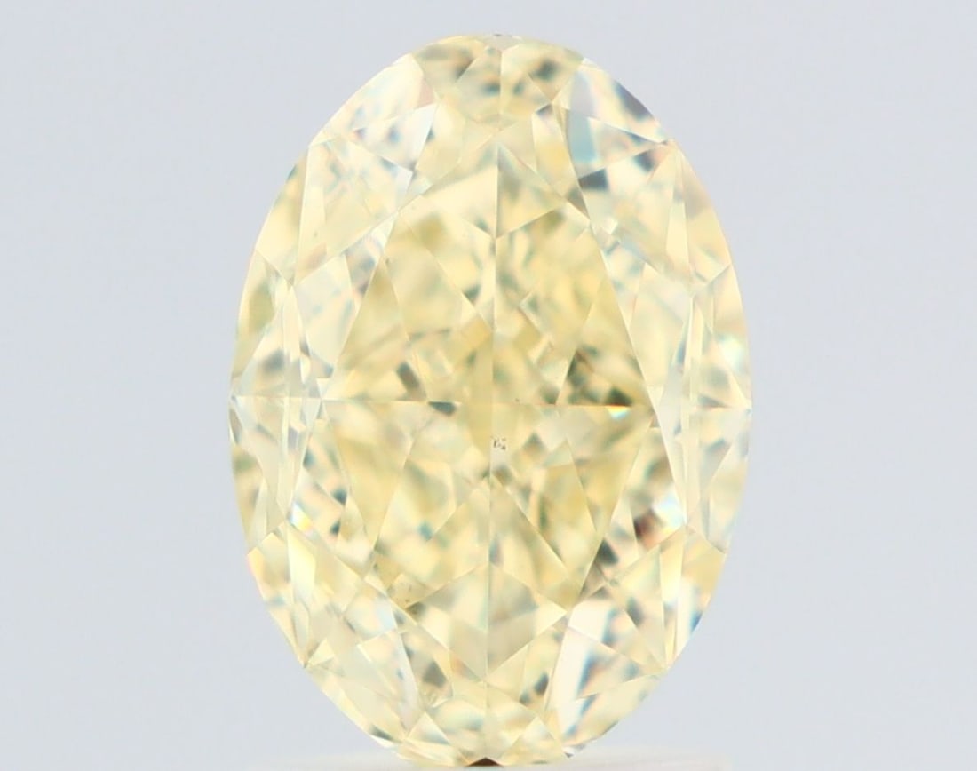 Loose Diamond - OVAL 2.01ct Fancy Light Yellow VS1: Loose Diamond - OVAL 2.01ct Fancy Light Yellow VS1 Source: Natural Shape: OVAL Carats: 2.01 Color: Fancy Light Yellow Certification: GIA Video: Video Link The Diamond Depot Guarantee: All items in