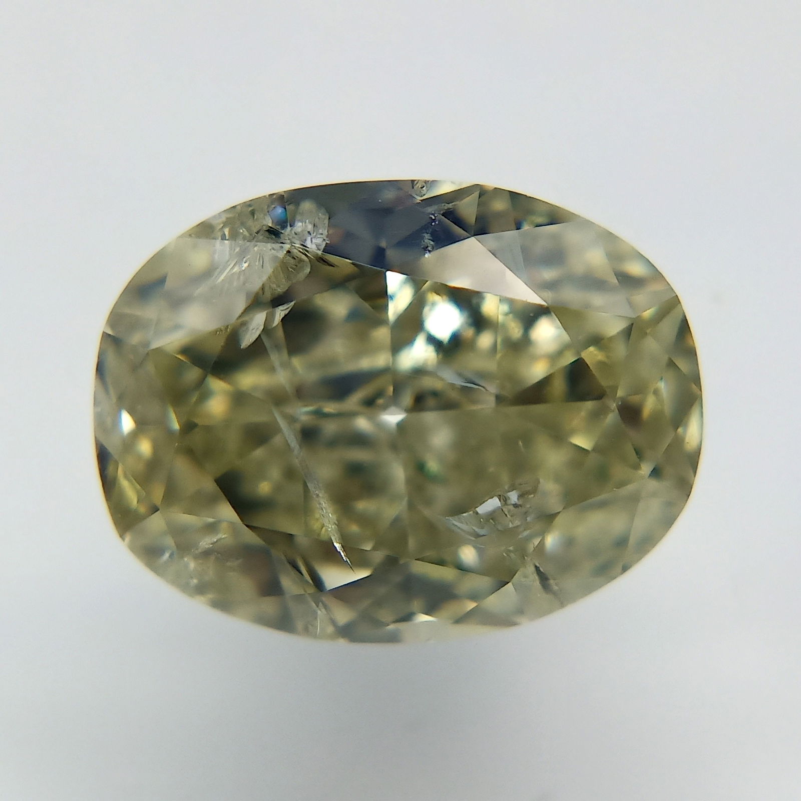 Loose Diamond - OVAL 1.51ct Fancy Brownish Greenish Yellow (1 of 1)