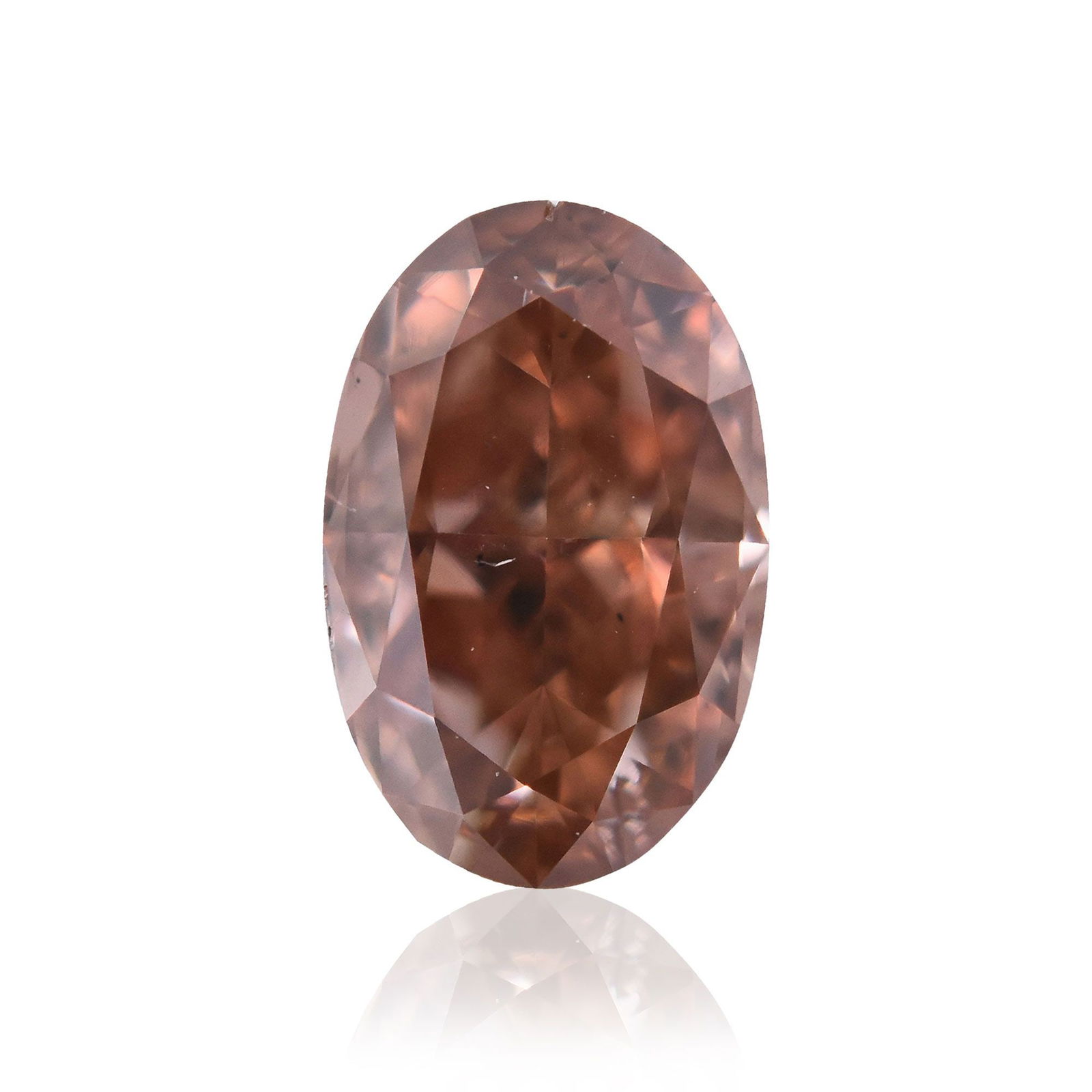 Loose Diamond - OVAL 0.5ct Fancy Deep Brown Pink SI1: Loose Diamond - OVAL 0.5ct Fancy Deep Brown Pink SI1 Source: Natural Shape: OVAL Carats: 0.5 Color: Fancy Deep Brown Pink Certification: GIA Video: