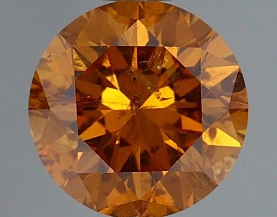 Loose Diamond - ROUND 1.02ct Fancy Deep Yellowish Orange I2: Loose Diamond - ROUND 1.02ct Fancy Deep Yellowish Orange I2 Source: Natural Shape: ROUND Carats: 1.02 Color: Fancy Deep Yellowish Orange Certification: GIA Video: