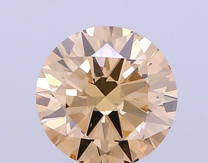 Loose Diamond - ROUND 1.54ct Light Brown VS2: Loose Diamond - ROUND 1.54ct Light Brown VS2 Source: Natural Shape: ROUND Carats: 1.54 Color: Light Brown Certification: NONE Video: