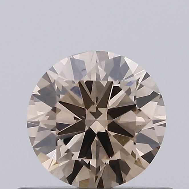 Loose Diamond - ROUND 0.5ct Fancy Light Brown VS1: Loose Diamond - ROUND 0.5ct Fancy Light Brown VS1 Source: Natural Shape: ROUND Carats: 0.5 Color: Fancy Light Brown Certification: NONE Video: