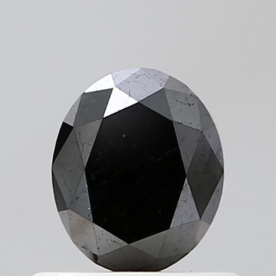 Loose Diamond - OVAL 0.85ct Fancy Black VVS2: Loose Diamond - OVAL 0.85ct Fancy Black VVS2 Source: Natural Shape: OVAL Carats: 0.85 Color: Fancy Black Certification: NONE Video: