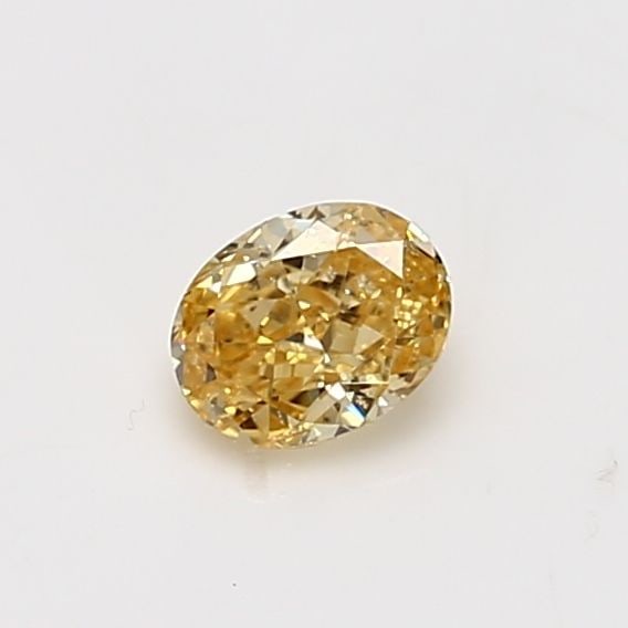 Loose Diamond - OVAL 0.41ct Orangey Yellow SI2: Loose Diamond - OVAL 0.41ct Orangey Yellow SI2 Source: Natural Shape: OVAL Carats: 0.41 Color: Orangey Yellow Certification: GIA Video: