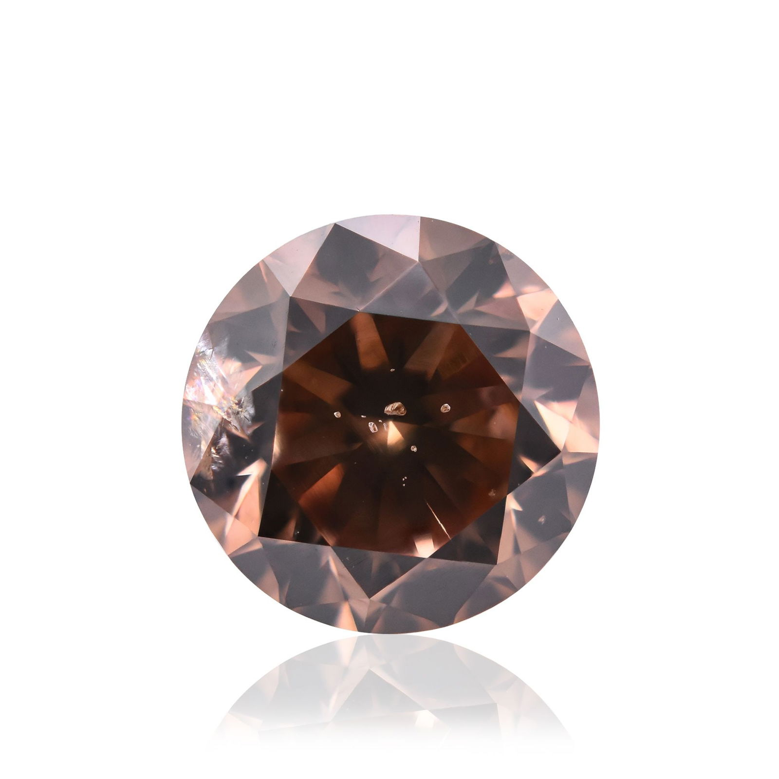 Loose Diamond - ROUND 1.5ct Fancy Deep Brown Pink: Loose Diamond - ROUND 1.5ct Fancy Deep Brown Pink Source: Natural Shape: ROUND Carats: 1.5 Color: Fancy Deep Brown Pink Certification: GIA Video: