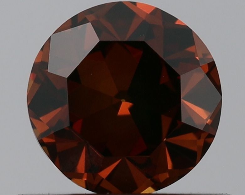 Loose Diamond - ROUND 0.41ct Fancy Deep Brownish Orange VS2 (1 of 1)