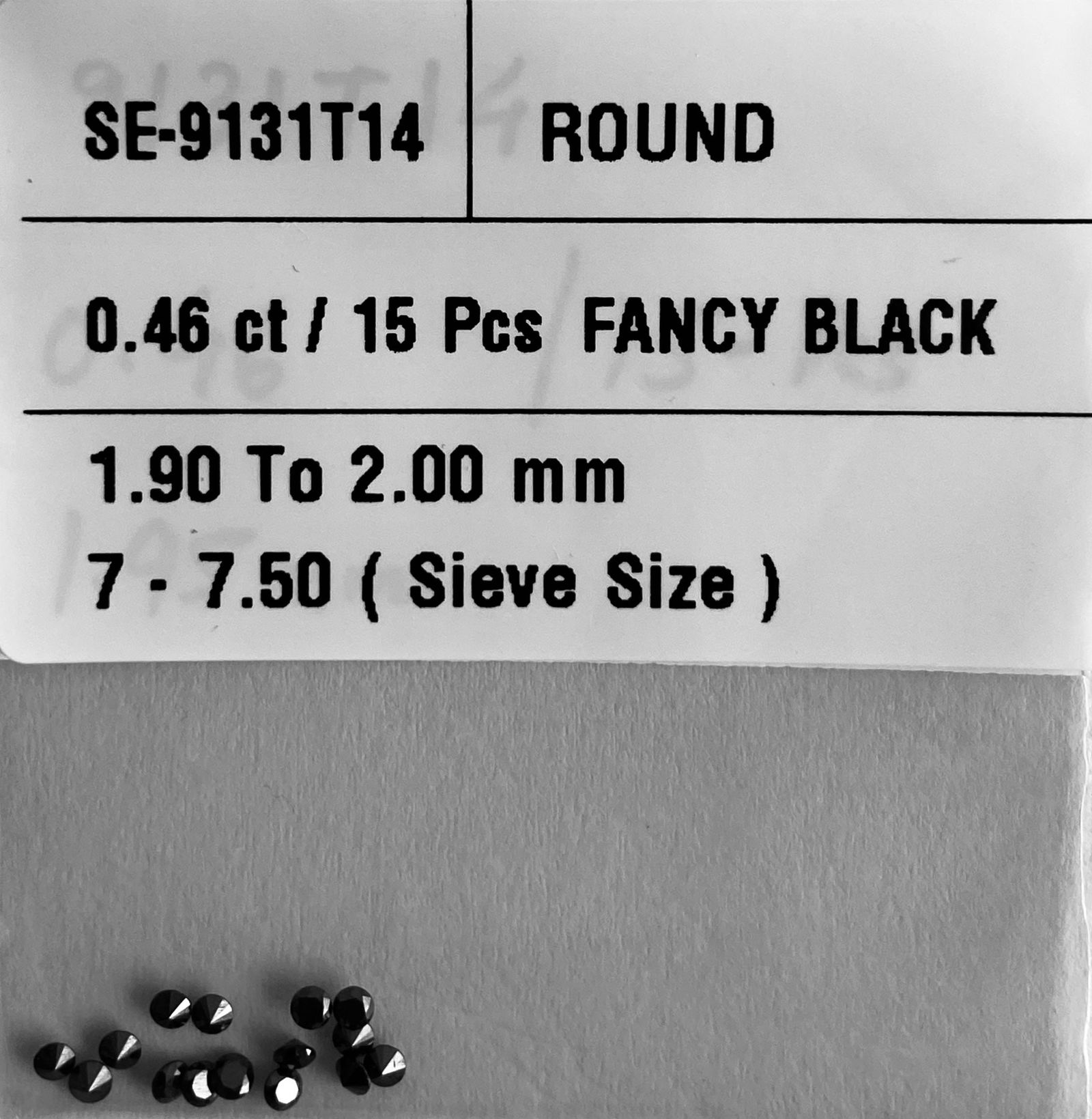 Loose Diamond - ROUND 0.46ct Fancy Black VVS2 (1 of 1)
