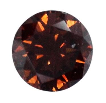 Loose Diamond - ROUND 1.02ct Fancy Dark Orange Brown (1 of 1)