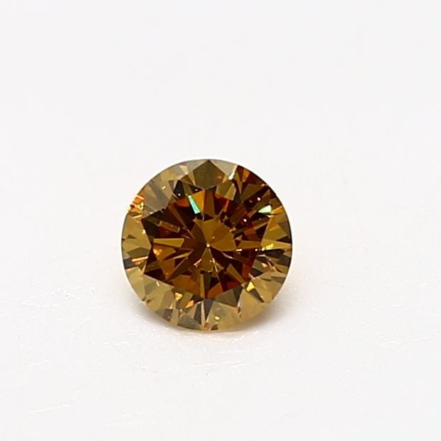 Loose Diamond - ROUND 0.27ct Fancy Intense Orange Yellow VS1: Loose Diamond - ROUND 0.27ct Fancy Intense Orange Yellow VS1 Source: Natural Shape: ROUND Carats: 0.27 Color: Fancy Intense Orange Yellow Certification: GIA Video: