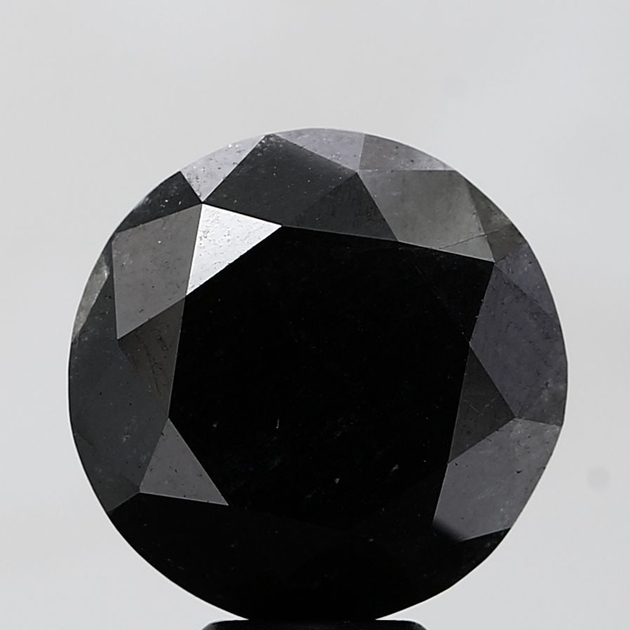Loose Diamond - ROUND 9.25ct Fancy Black VVS2 (1 of 1)
