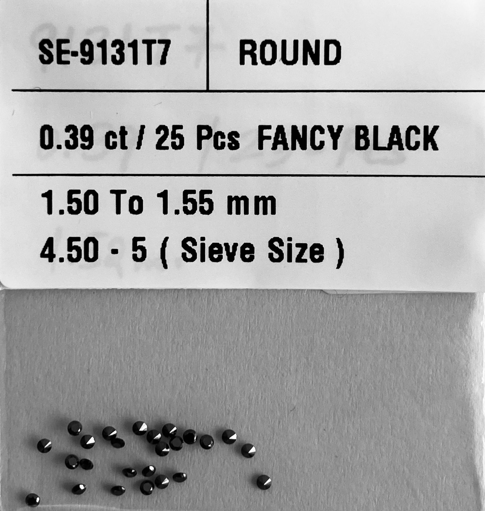 Loose Diamond - ROUND 0.39ct Fancy Black VVS2 (1 of 1)
