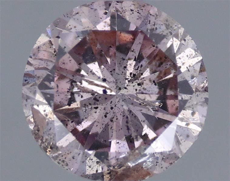 Loose Diamond - ROUND 0.44ct Fancy Brownish Purple Pink (1 of 1)