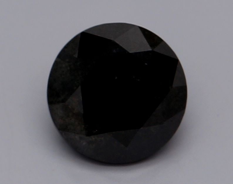 Loose Diamond - ROUND 0.81ct Fancy Black VVS2 (1 of 1)