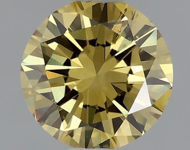 Loose Diamond - ROUND 0.43ct Fancy Brownish Yellow (1 of 1)