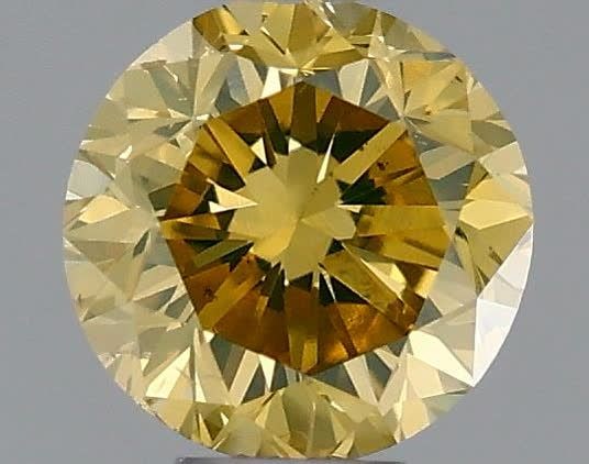 Loose Diamond - ROUND 0.32ct Fancy Brownish Yellow (1 of 1)