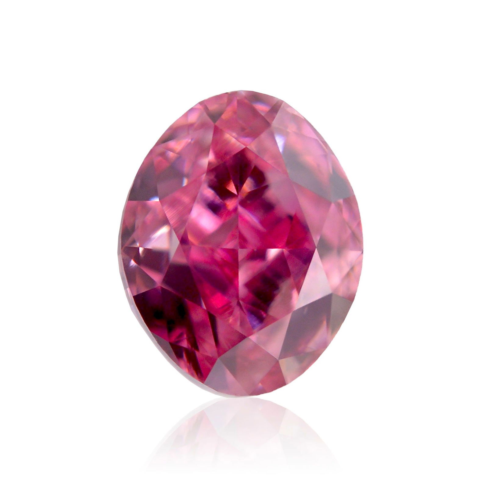 Loose Diamond - OVAL 0.61ct Fancy Vivid Purplish Pink VS2: Loose Diamond - OVAL 0.61ct Fancy Vivid Purplish Pink VS2 Source: Natural Shape: OVAL Carats: 0.61 Color: Fancy Vivid Purplish Pink Certification: GIA Video: