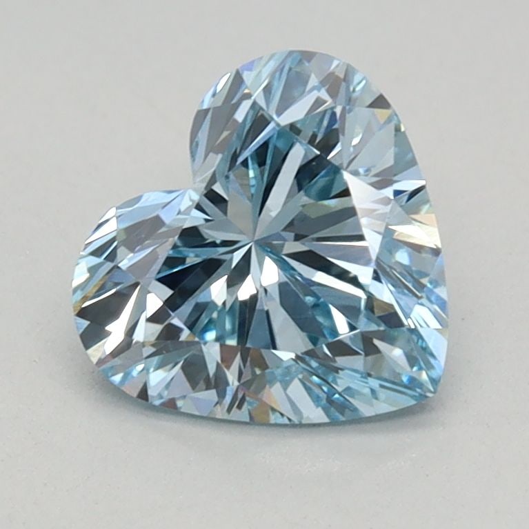 Loose Diamond - HEART 0.92ct Fancy Intense Blue VS1: Loose Diamond - HEART 0.92ct Fancy Intense Blue VS1 Source: This is a real non-mined Diamond that has been grown in a lab Shape: HEART Carats: 0.92 Color: Fancy Intense Blue Certification: IGI Video: