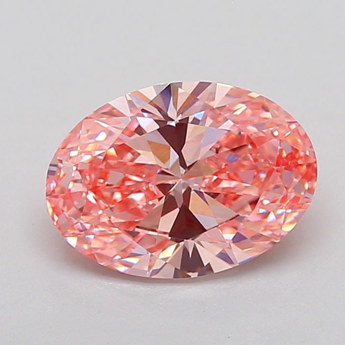 Loose Diamond - OVAL 2.85ct Fancy Vivid Pink VVS2: Loose Diamond - OVAL 2.85ct Fancy Vivid Pink VVS2 Source: This is a real non-mined Diamond that has been grown in a lab Shape: OVAL Carats: 2.85 Color: Fancy Vivid Pink Certification: IGI Video: