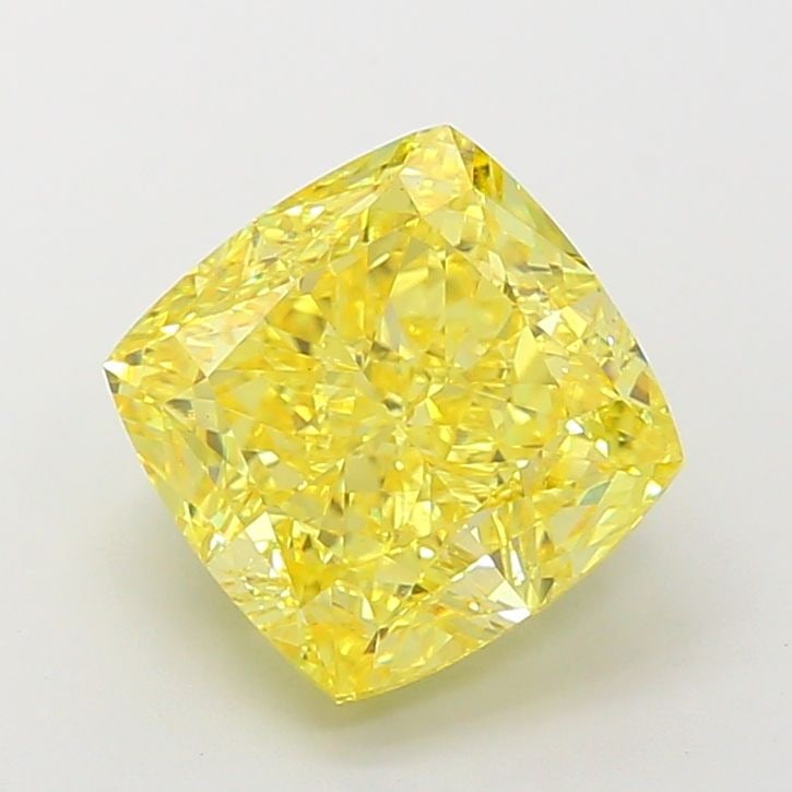 Loose Diamond - CUSHION MODIFIED 7.01ct Fancy Vivid Yellow VS1: Loose Diamond - CUSHION MODIFIED 7.01ct Fancy Vivid Yellow VS1 Source: This is a real non-mined Diamond that has been grown in a lab Shape: CUSHION MODIFIED Carats: 7.01 Color: Fancy Vivid Yellow Cert