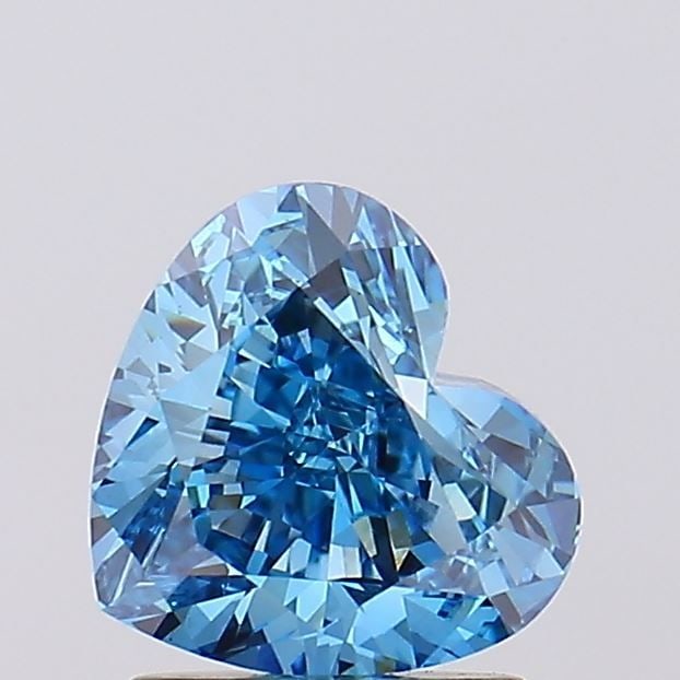 Loose Diamond - HEART 1.85ct Fancy Vivid Blue VVS2: Loose Diamond - HEART 1.85ct Fancy Vivid Blue VVS2 Source: This is a real non-mined Diamond that has been grown in a lab Shape: HEART Carats: 1.85 Color: Fancy Vivid Blue Certification: IGI Video: