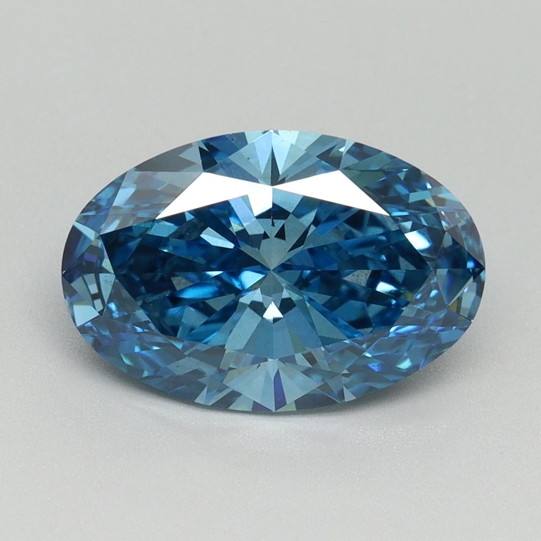 Loose Diamond - OVAL 3.01ct Fancy Vivid Blue VS2 (1 of 1)