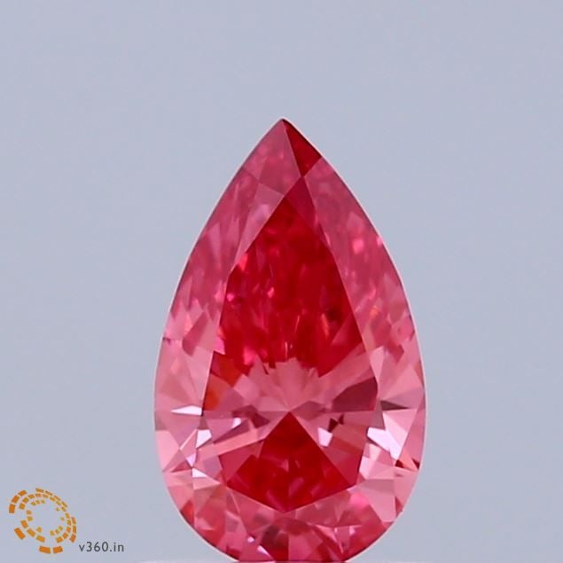 Loose Diamond - PEAR 0.7ct Fancy Vivid Pink VS1 (1 of 1)