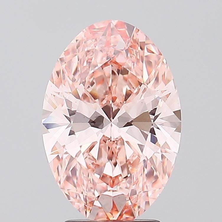 Loose Diamond - OVAL 3.1ct Fancy Intense Pink VS1: Loose Diamond - OVAL 3.1ct Fancy Intense Pink VS1 Source: This is a real non-mined Diamond that has been grown in a lab Shape: OVAL Carats: 3.1 Color: Fancy Intense Pink Certification: IGI Video: