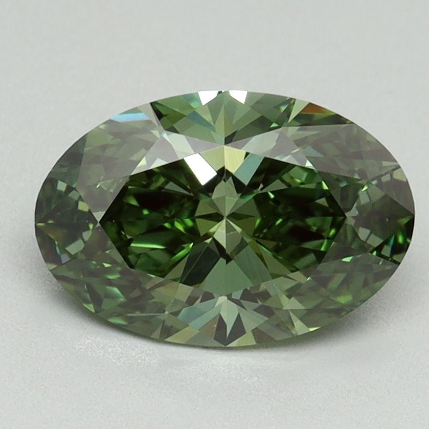 Loose Diamond - OVAL 1.65ct Fancy Vivid Green VVS2 (1 of 1)