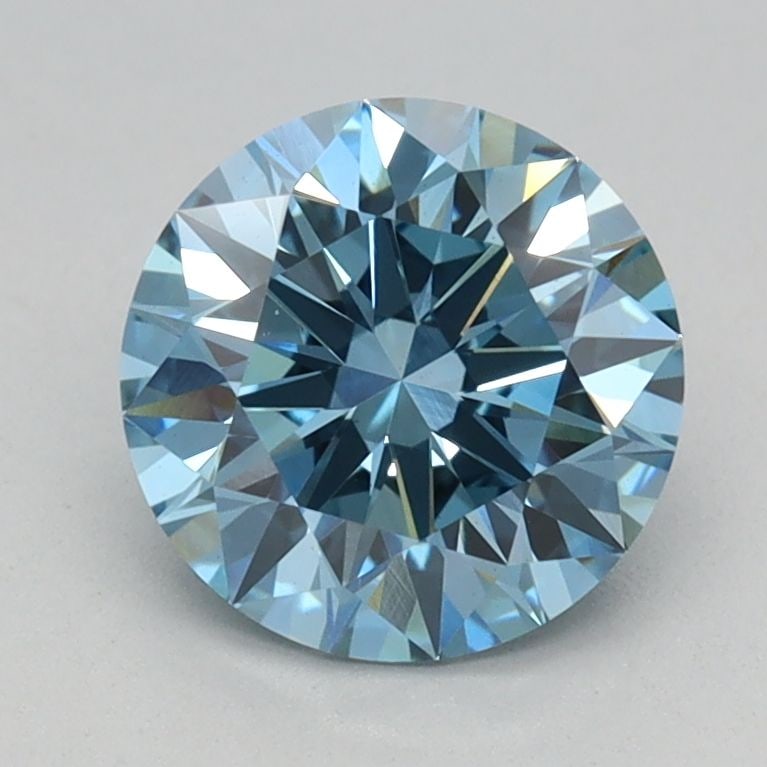 Ideal Loose Diamond - ROUND 1.12ct Fancy Vivid Blue VS1: Ideal Loose Diamond - ROUND 1.12ct Fancy Vivid Blue VS1 Source: This is a real non-mined Diamond that has been grown in a lab Shape: ROUND Carats: 1.12 Color: Fancy Vivid Blue Certification: IGI Video