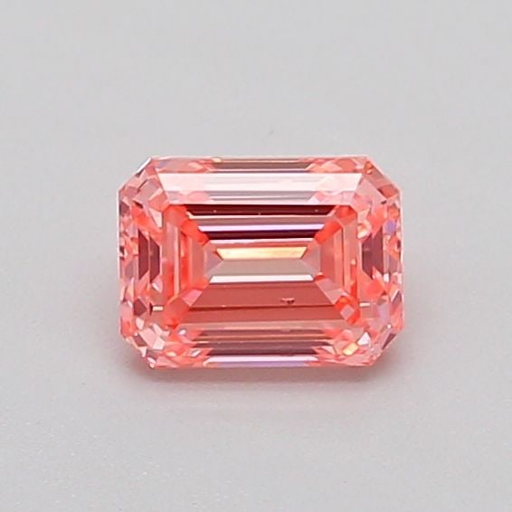 Loose Diamond - EMERALD 0.5ct Fancy Vivid Pink VS2: Loose Diamond - EMERALD 0.5ct Fancy Vivid Pink VS2 Source: This is a real non-mined Diamond that has been grown in a lab Shape: EMERALD Carats: 0.5 Color: Fancy Vivid Pink Certification: IGI Video: