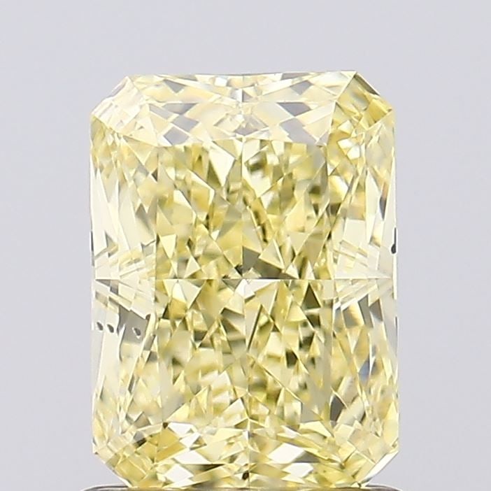 Loose Diamond - RADIANT 1.18ct Fancy Intense Yellow VS2: Loose Diamond - RADIANT 1.18ct Fancy Intense Yellow VS2 Source: This is a real non-mined Diamond that has been grown in a lab Shape: RADIANT Carats: 1.18 Color: Fancy Intense Yellow Certification: IGI