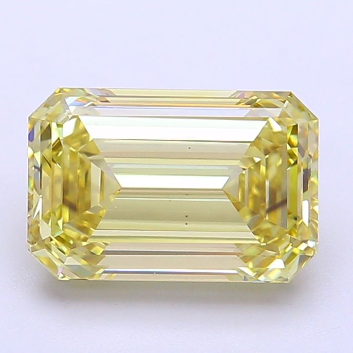 Loose Diamond - EMERALD 3.15ct Fancy Intense Yellow VS1 (1 of 1)