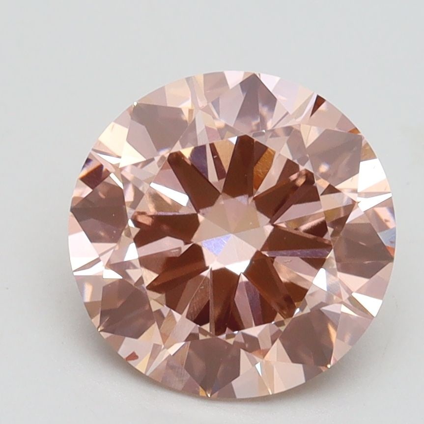 Loose Diamond - ROUND 2.5ct Fancy Intense Pink VS1: Loose Diamond - ROUND 2.5ct Fancy Intense Pink VS1 Source: This is a real non-mined Diamond that has been grown in a lab Shape: ROUND Carats: 2.5 Color: Fancy Intense Pink Certification: IGI Video: