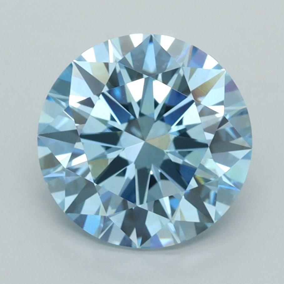 Loose Diamond - ROUND 3.05ct Fancy Intense Blue VVS2 (1 of 1)