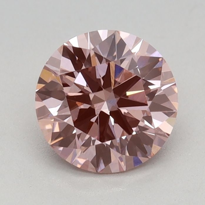 Loose Diamond - ROUND 0.7ct Fancy Intense Brownish Pink VVS2 (1 of 1)