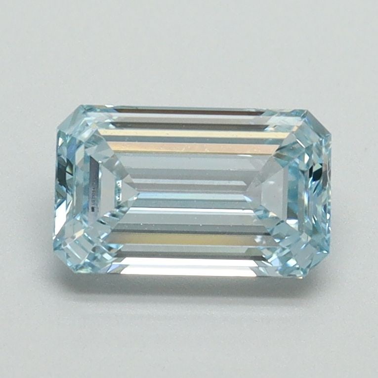 Loose Diamond - EMERALD 1.02ct Fancy Intense Blue VVS2 (1 of 1)