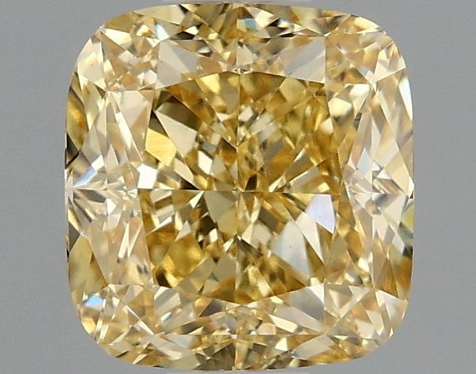 Loose Diamond - CUSHION MODIFIED 1.51ct Fancy Intense Yellow VS1 (1 of 1)