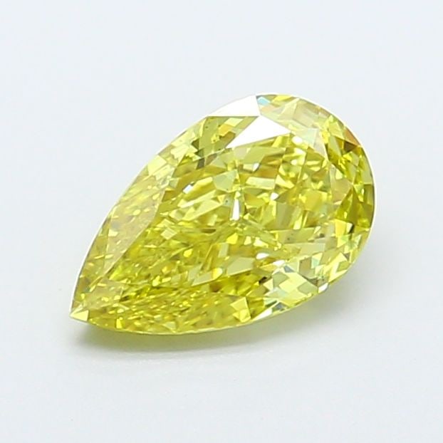 Loose Diamond - PEAR 1.05ct Fancy Intense Yellow VS2: Loose Diamond - PEAR 1.05ct Fancy Intense Yellow VS2 Source: This is a real non-mined Diamond that has been grown in a lab Shape: PEAR Carats: 1.05 Color: Fancy Intense Yellow Certification: IGI Video