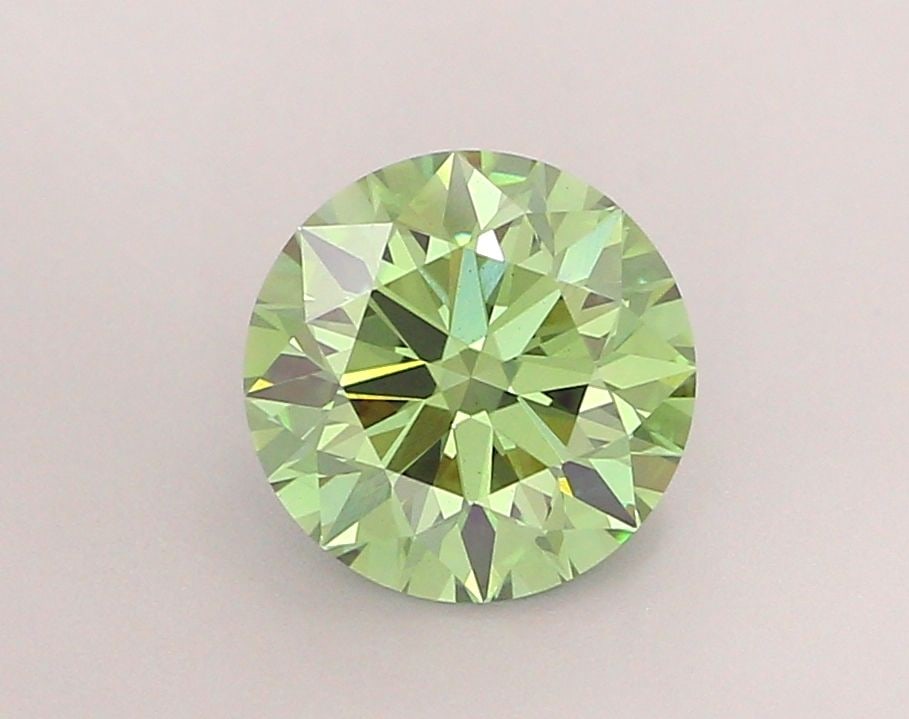 Loose Diamond - ROUND 2.03ct Fancy Vivid Green VS1: Loose Diamond - ROUND 2.03ct Fancy Vivid Green VS1 Source: This is a real non-mined Diamond that has been grown in a lab Shape: ROUND Carats: 2.03 Color: Fancy Vivid Green Certification: IGI Video: