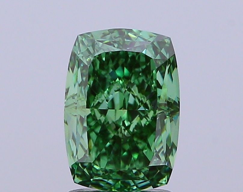 Loose Diamond - CUSHION MODIFIED 2.24ct Fancy Vivid Green VS1 (1 of 1)