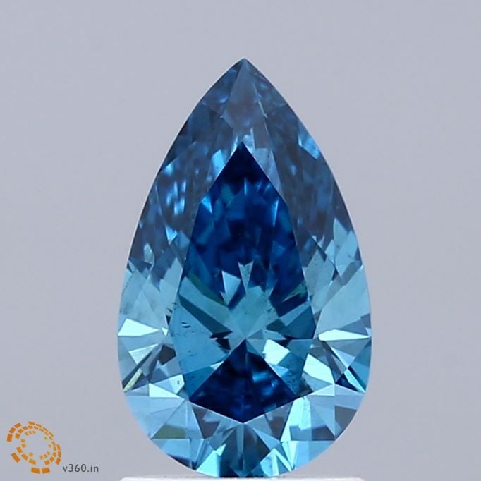 Loose Diamond - PEAR 1.05ct Fancy Vivid Blue SI1 (1 of 1)