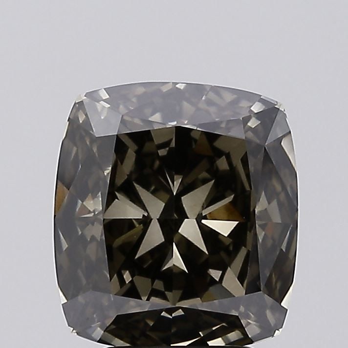 Loose Diamond - CUSHION MODIFIED 3.36ct Fancy Deep Gray VS1: Loose Diamond - CUSHION MODIFIED 3.36ct Fancy Deep Gray VS1 Source: This is a real non-mined Diamond that has been grown in a lab Shape: CUSHION MODIFIED Carats: 3.36 Color: Fancy Deep Gray Certificat