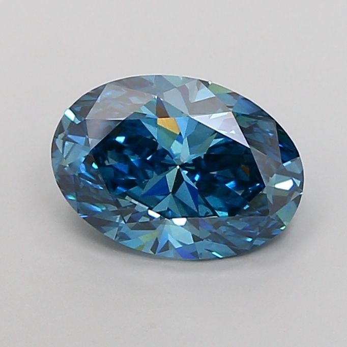 Loose Diamond - OVAL 3.07ct Fancy Vivid Blue VS2 (1 of 1)