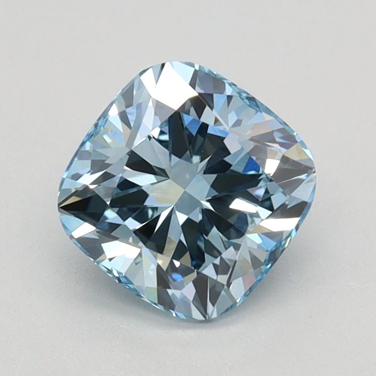 Loose Diamond - CUSHION BRILLIANT 1.05ct Fancy Intense Blue VS1: Loose Diamond - CUSHION BRILLIANT 1.05ct Fancy Intense Blue VS1 Source: This is a real non-mined Diamond that has been grown in a lab Shape: CUSHION BRILLIANT Carats: 1.05 Color: Fancy Intense Blue
