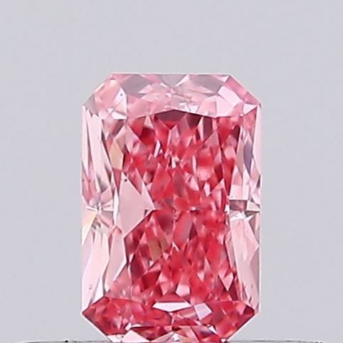 Loose Diamond - RADIANT 0.3ct Fancy Intense Pink VS2: Loose Diamond - RADIANT 0.3ct Fancy Intense Pink VS2 Source: This is a real non-mined Diamond that has been grown in a lab Shape: RADIANT Carats: 0.3 Color: Fancy Intense Pink Certification: NONE
