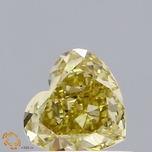 Loose Diamond - HEART 0.47ct Fancy Intense Yellow VS1 (1 of 1)