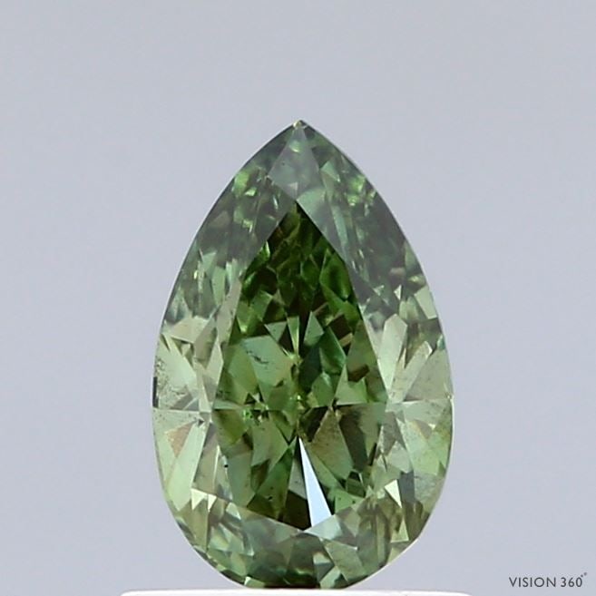 Loose Diamond - PEAR 1.01ct Fancy Vivid Green SI1 (1 of 1)