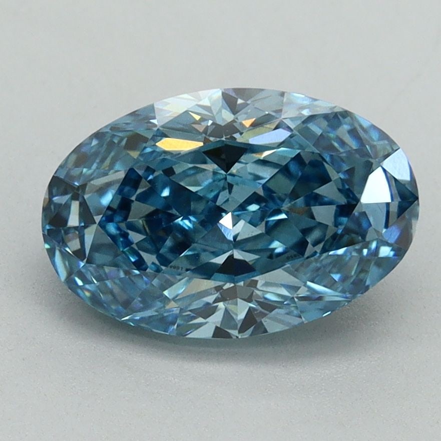 Loose Diamond - OVAL 2.03ct Fancy Vivid Blue VS1: Loose Diamond - OVAL 2.03ct Fancy Vivid Blue VS1 Source: This is a real non-mined Diamond that has been grown in a lab Shape: OVAL Carats: 2.03 Color: Fancy Vivid Blue Certification: IGI Video: