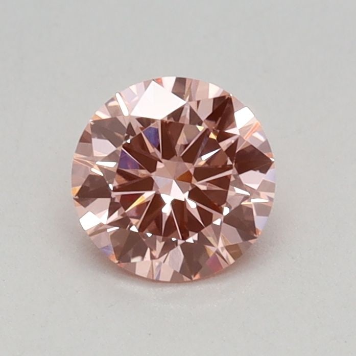 Loose Diamond - ROUND 0.38ct Fancy Vivid Pink VS1 (1 of 1)